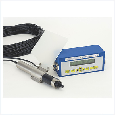 Handheld 2-D EM current meter with temperature and depth sensor AEM213-DA